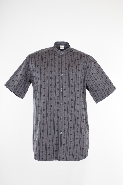 Edelweiss Hemd mit Stehkragen kurzarm